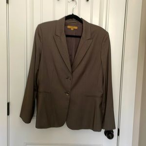 Alex Marie Suit Jacket brown pinstriped